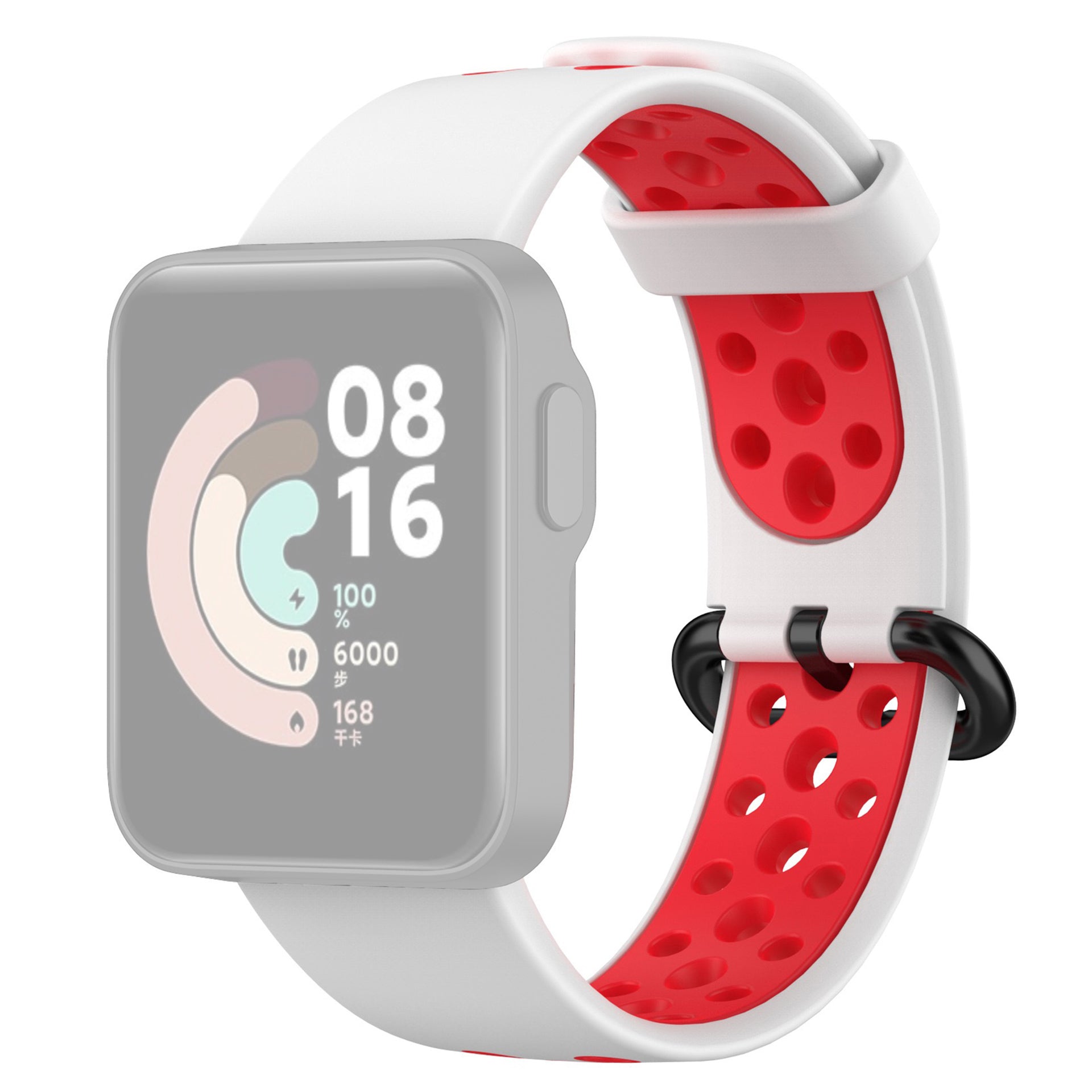 Dual-Color Hollow Silicone Watchband Strap Replacement for Xiaomi Redmi Watch 2 Dual-Color Hollow Silicone Watchband Strap Replacement for Xiaomi Redmi Watch 2